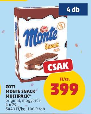 Zott Monte Snack Multipack