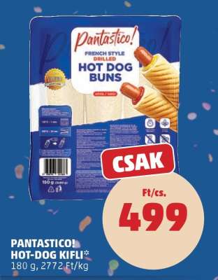 PANTASTICO! Hot-dog kifli
