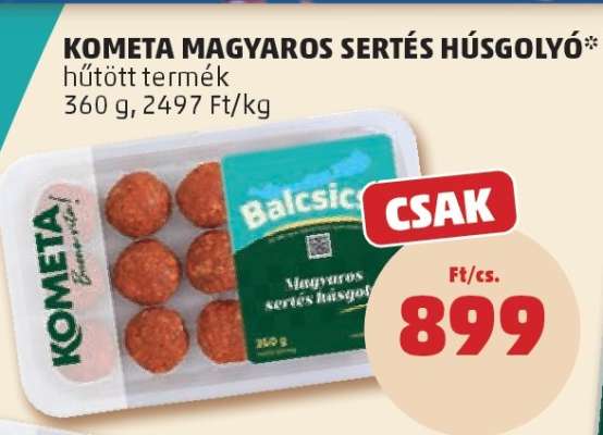 KOMETA Magyaros Sertés Húsgolyó