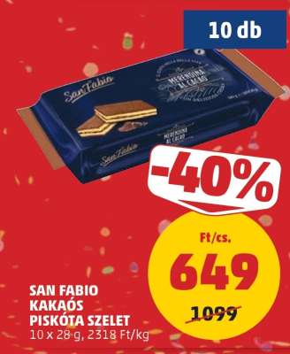 SAN FABIO KAKAÓS PISKÓTA SZELET