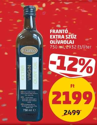 FRANTÓ EXTRA SZŰZ OLÍVAOLAJ