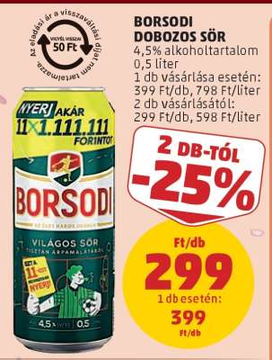 Borsodi Dobozos Sör
