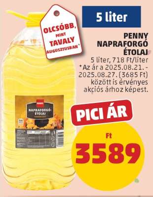 PENNY NAPRAFORGÓ ÉTOLAJ
