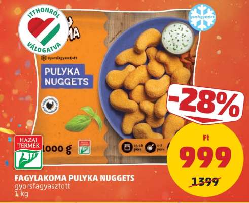 Fagylakoma Pulyka Nuggets