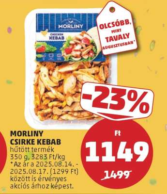 Morliny Csirke Kebab