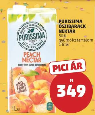 Purissima Őszibarack Nektár