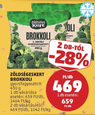 Zöldségeskert Brokkoli
