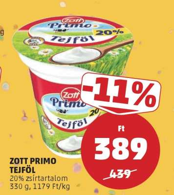 Zott Primo Tejföl