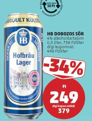 HB Dobozos Sör