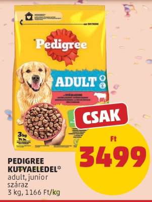 PEDIGREE KUTYAELEDEL