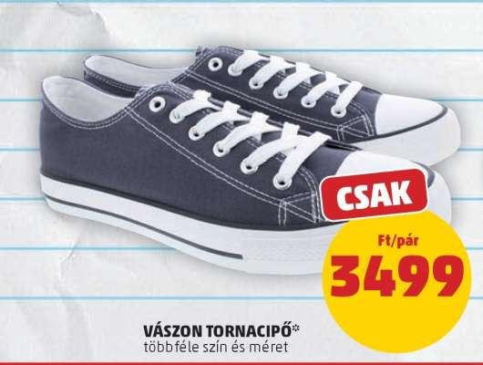 Vászon Tornacipő
