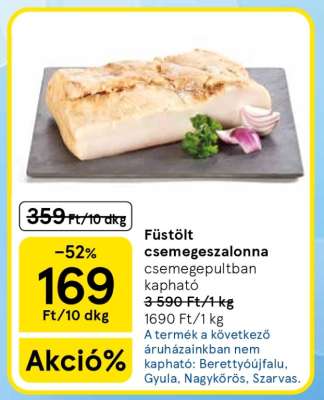 Füstölt csemegeszalonna
