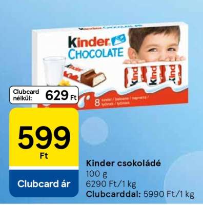 KINDER Csokoládé