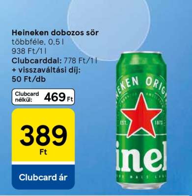 Heineken Dobozos Sör