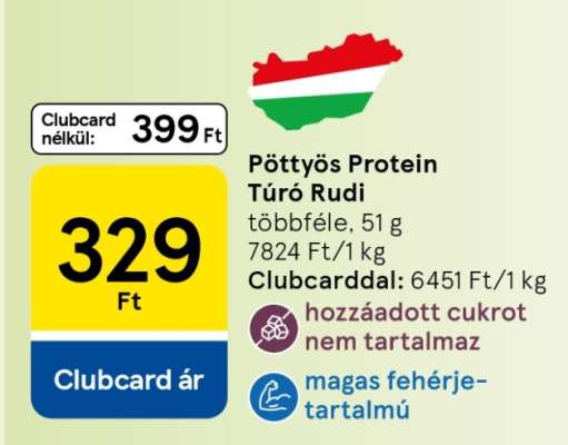 Pöttyös Protein Túró Rudi