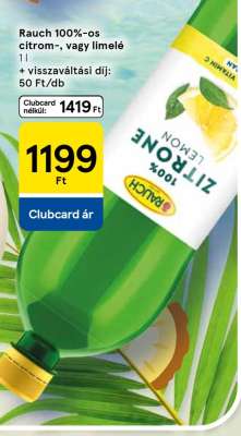 Rauch 100%-os citrom- vagy limelé