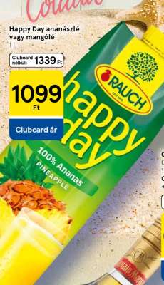 Happy Day ananászlé vagy mangólé