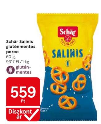 Schär Salinis gluténmentes perec