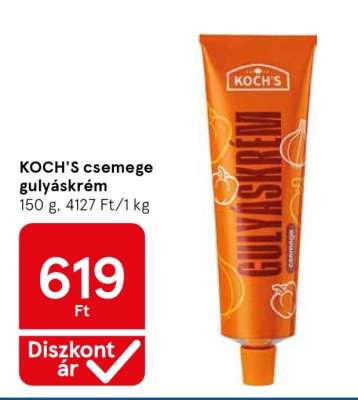 KOCH'S csemege gulyáskrém