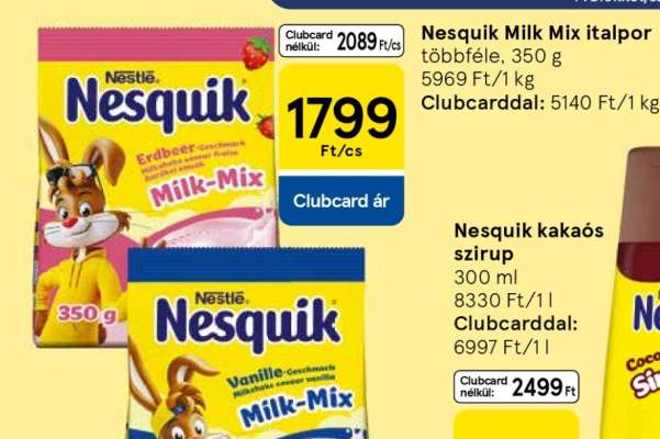 Nesquik Milk Mix italpor
