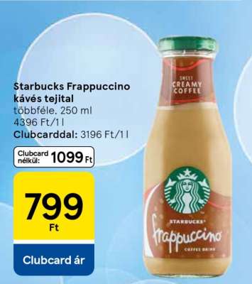 Starbucks Frappuccino kávés tejital