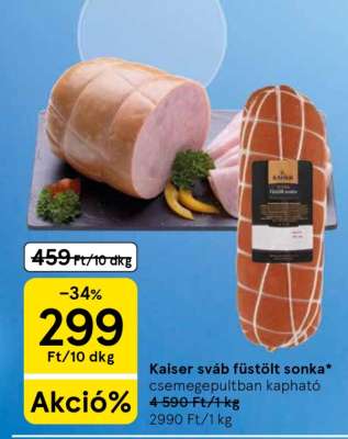 Kaiser sváb füstölt sonka