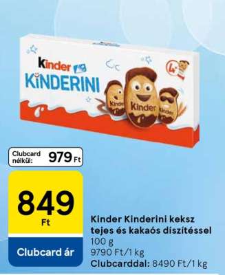 Kinder Kinderini keksz