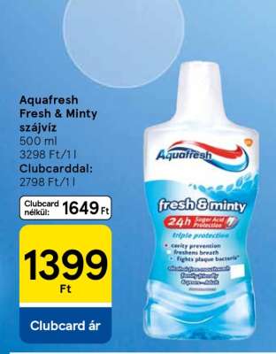 Aquafresh Fresh&Minty szájvíz
