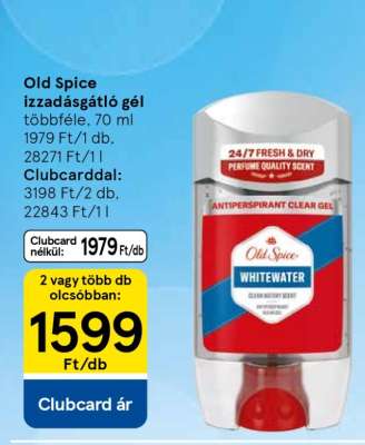 Old Spice izzadásgátló gél