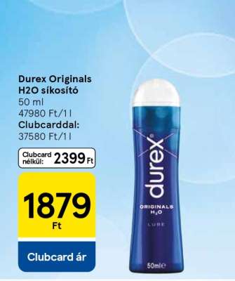 Durex Originals H2O síkosító