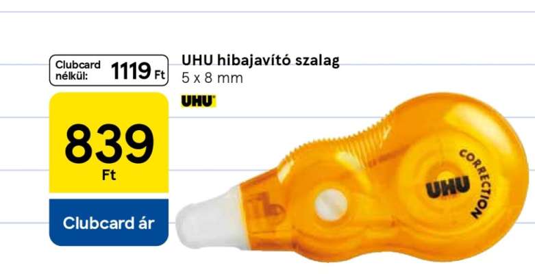 UHU hibajavító szalag