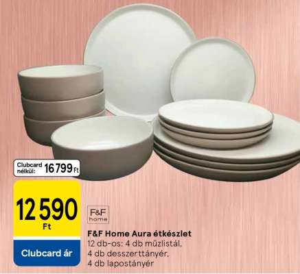 F&F Home Aura étkészlet
