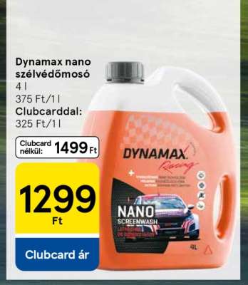Dynamax nano szélvédőmosó