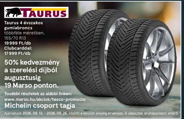 Taurus 4 évszakos gumiabroncs