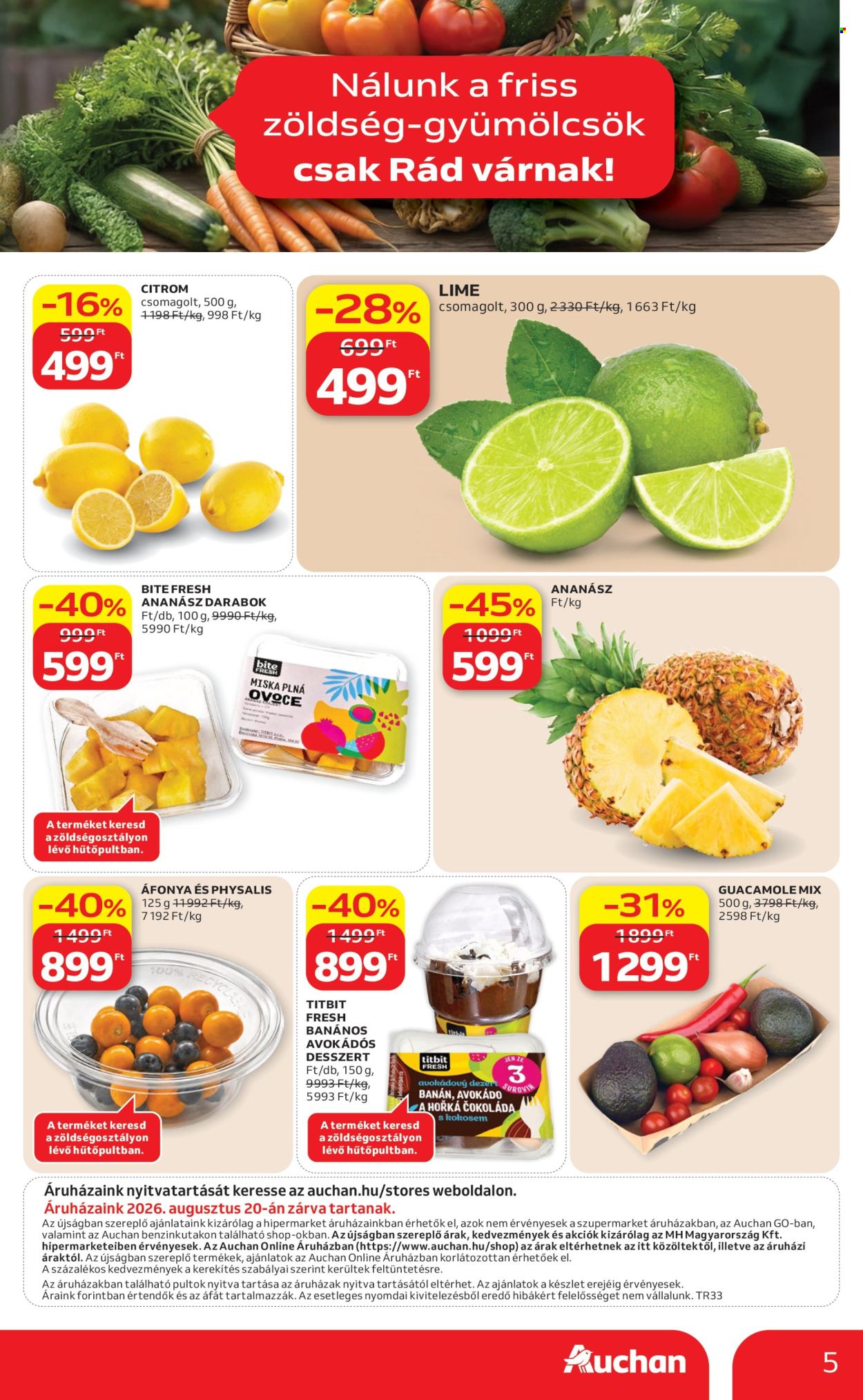 Auchan akciós újságok - 2026.08.13 - 2026.08.19. Oldal 5