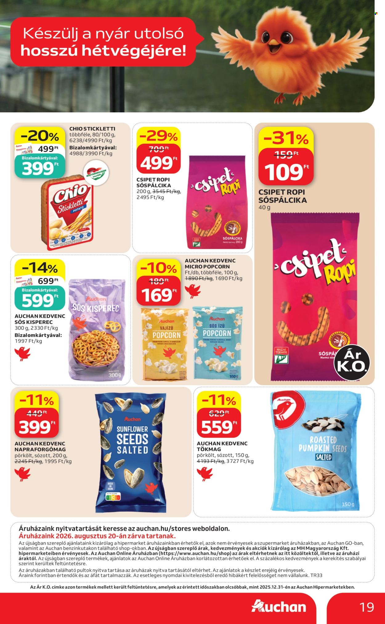 Auchan akciós újságok - 2026.08.13 - 2026.08.26. Oldal 19