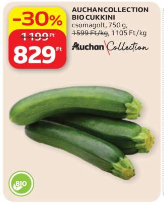 AUCHAN COLLECTION BIO CUKKINI