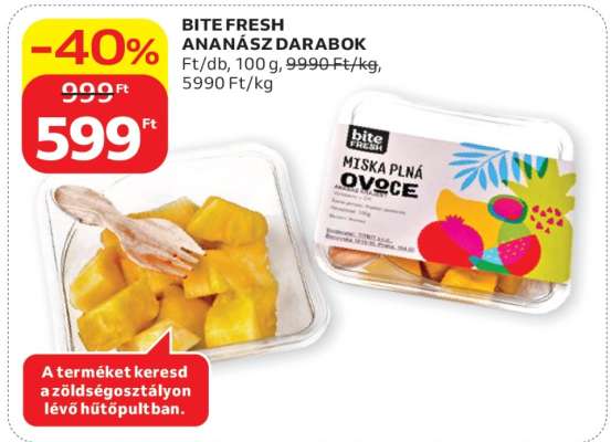 BITE FRESH ANANÁSZ DARABOK