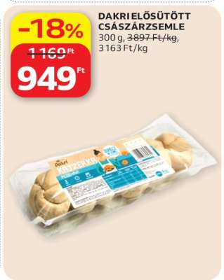 DAKRI ELŐSÜTÖTT CSÁSZÁRZSEMLE