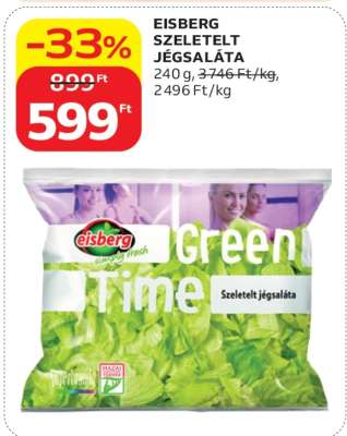 EISBERG Szeletelt jégsaláta