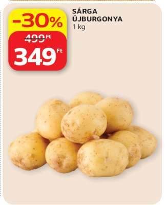 Sárga újburgonya
