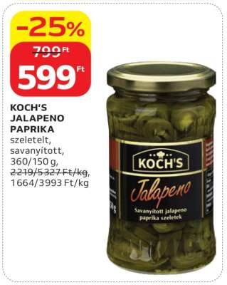 KOCH’S JALAPENO PAPRIKA