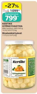 KERTIKE GYÖNGYHAGYMA
