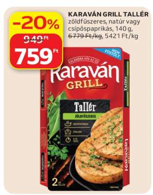 KARAVÁN GRILL TALLÉR