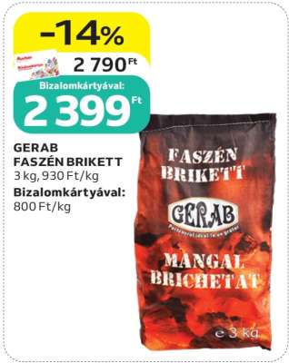 GERAB FASZÉN BRIKETT