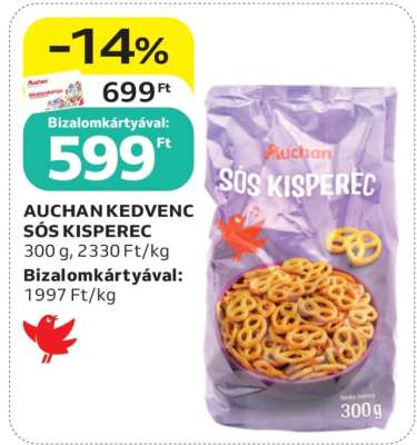 AUCHAN KEDVENC SÓS KISPEREC