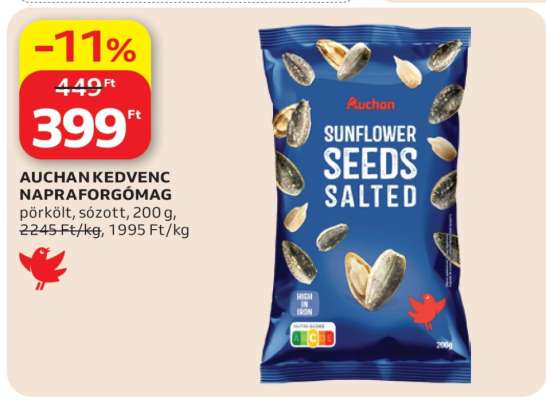 AUCHAN KEDVENC NAPRAFORGÓMAG