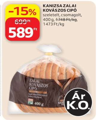 KANIZSA ZALAI KOVÁSZOS CIPÓ