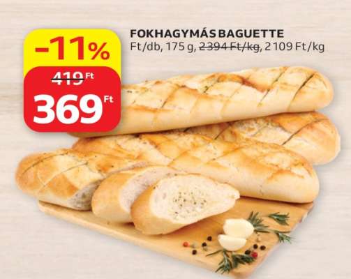 Fokhagymás Baguette