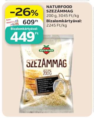 Naturfood Szezámmag